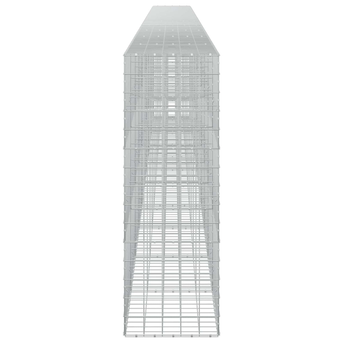 vidaXL Gabion z drutem 5 mm i siatką 10x10 cm 1100x50x150 cm