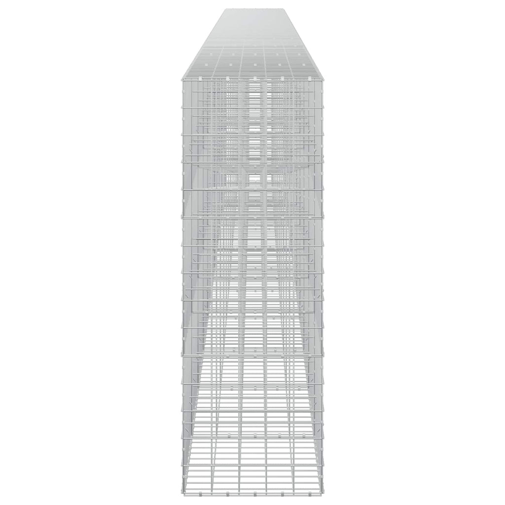vidaXL Gabion z drutem 5 mm i siatką 10x10 cm 1150x50x150 cm