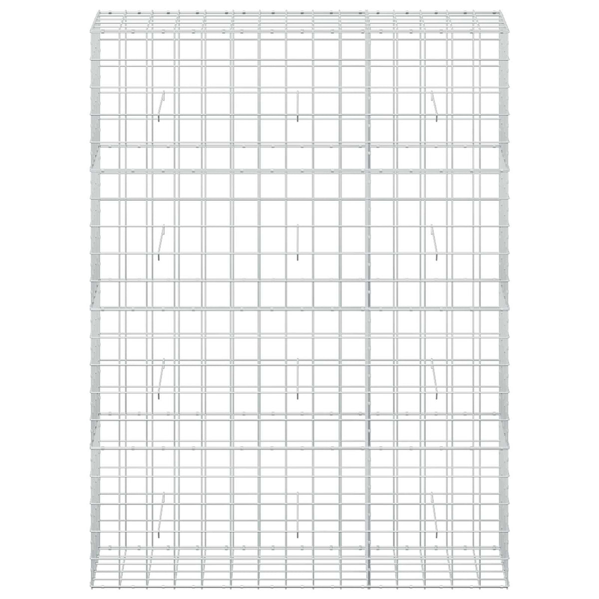 vidaXL Gabion z drutem 5 mm i siatką 10x10 cm 150x50x200 cm