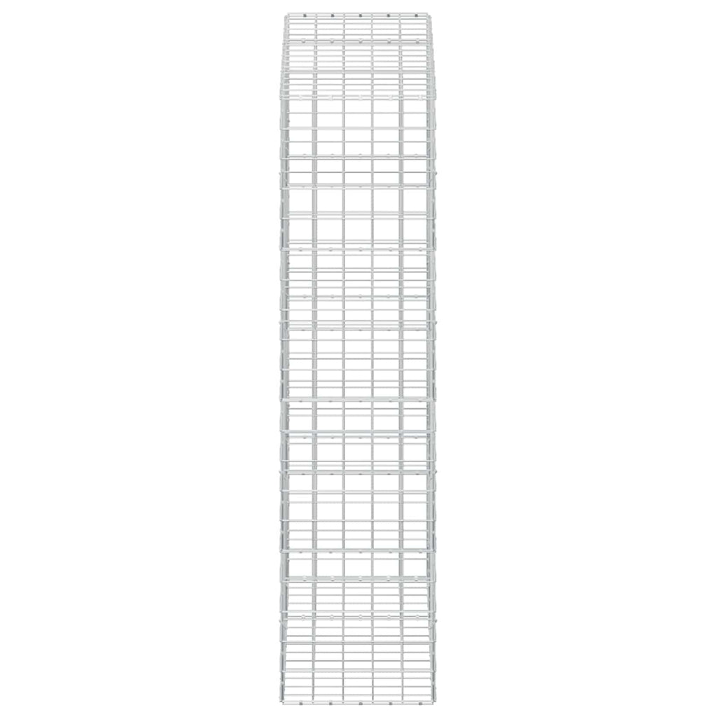 vidaXL Gabion z drutem 5 mm i siatką 10x10 cm 150x50x200 cm