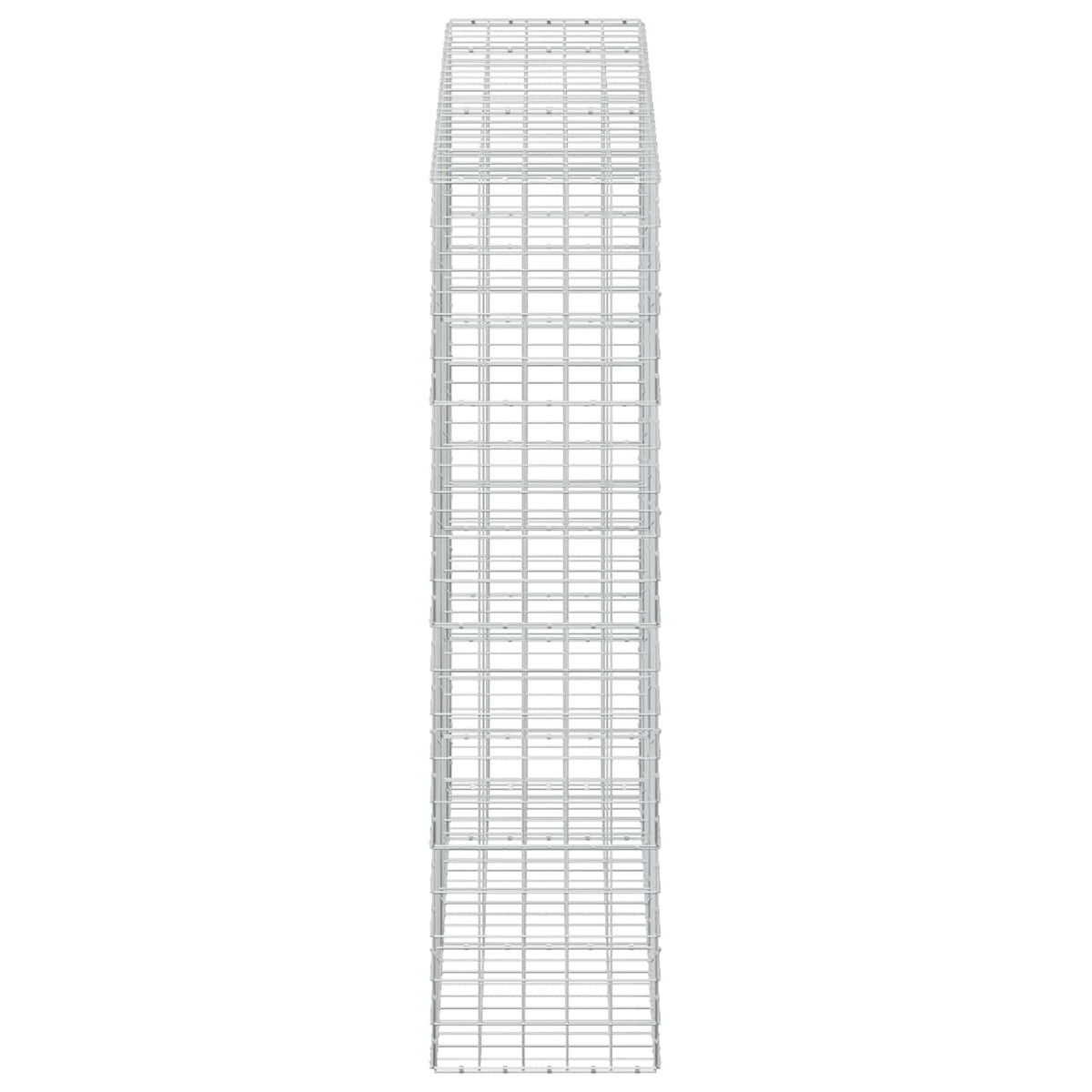 vidaXL Gabion z drutu 5 mm i siatką 10x10 cm 250x50x200 cm
