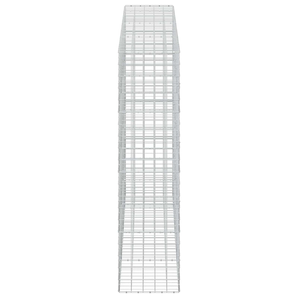 vidaXL Gabion z drutem 5 mm i siatką 10x10 cm 350x50x200 cm