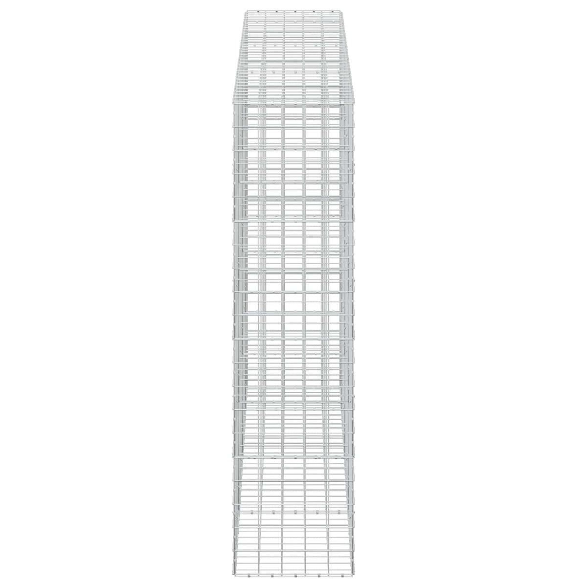 vidaXL Gabion z drutem 5 mm i siatką 10x10 cm 350x50x200 cm