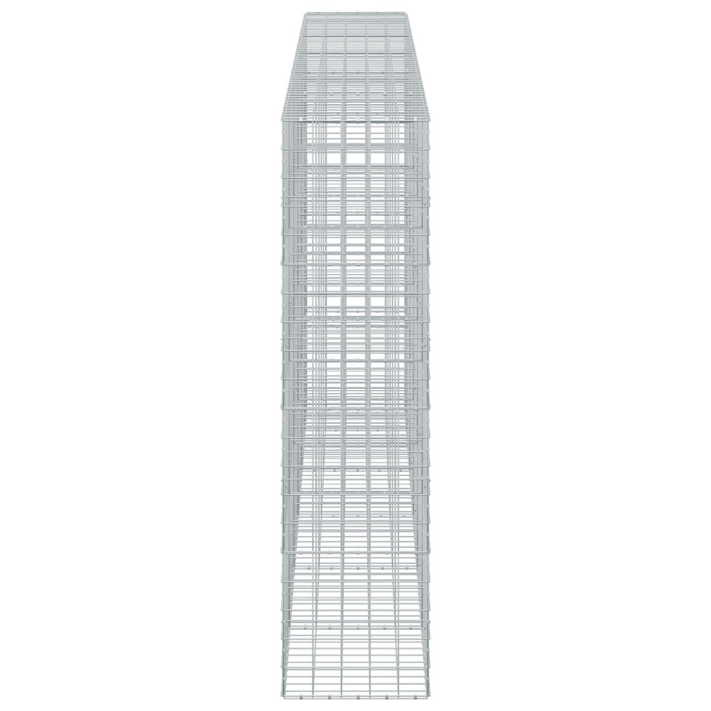 vidaXL Gabion z drutem 5 mm i siatką 10x10 cm 550x50x200 cm