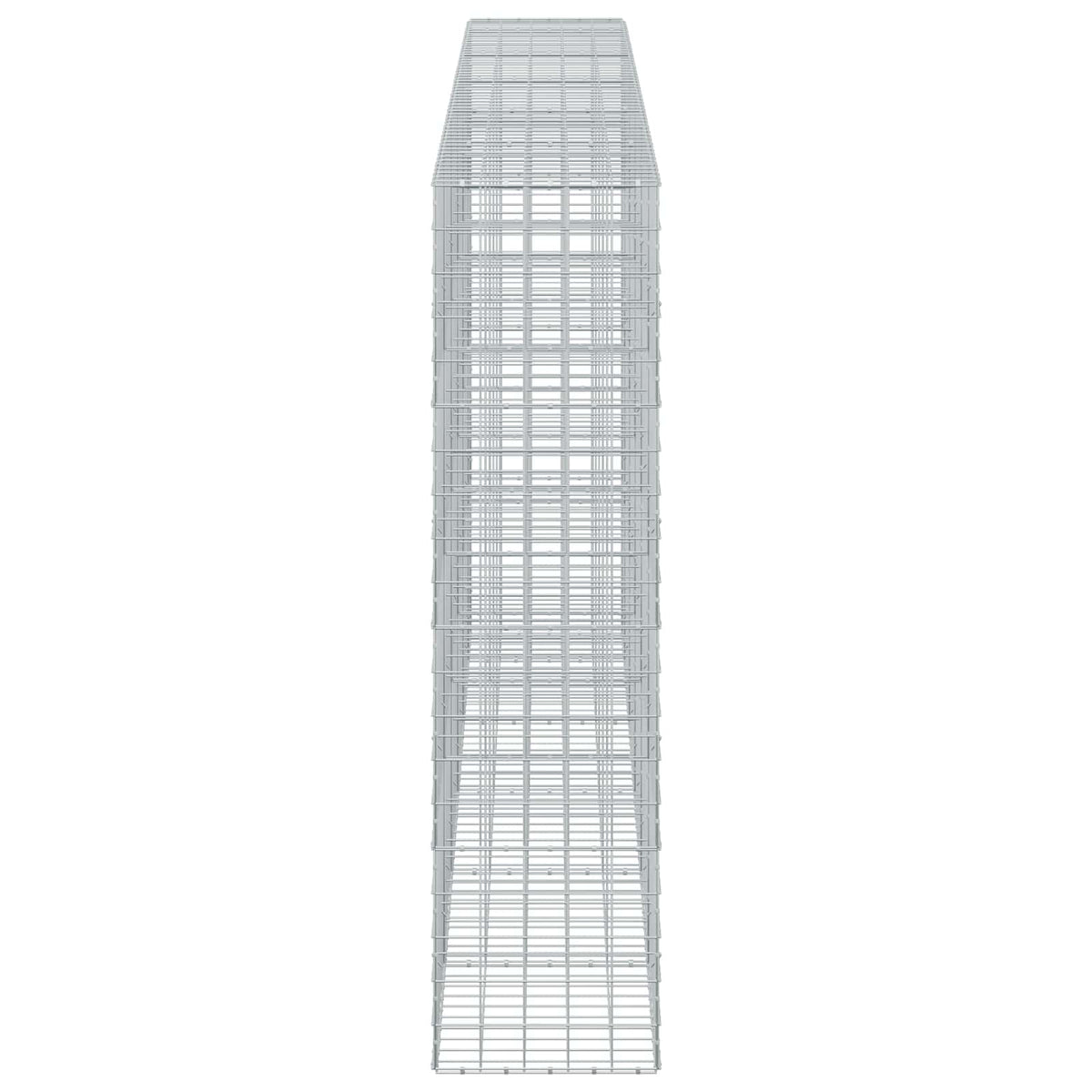 vidaXL Gabion z drutem 5 mm i siatką 10x10 cm 550x50x200 cm