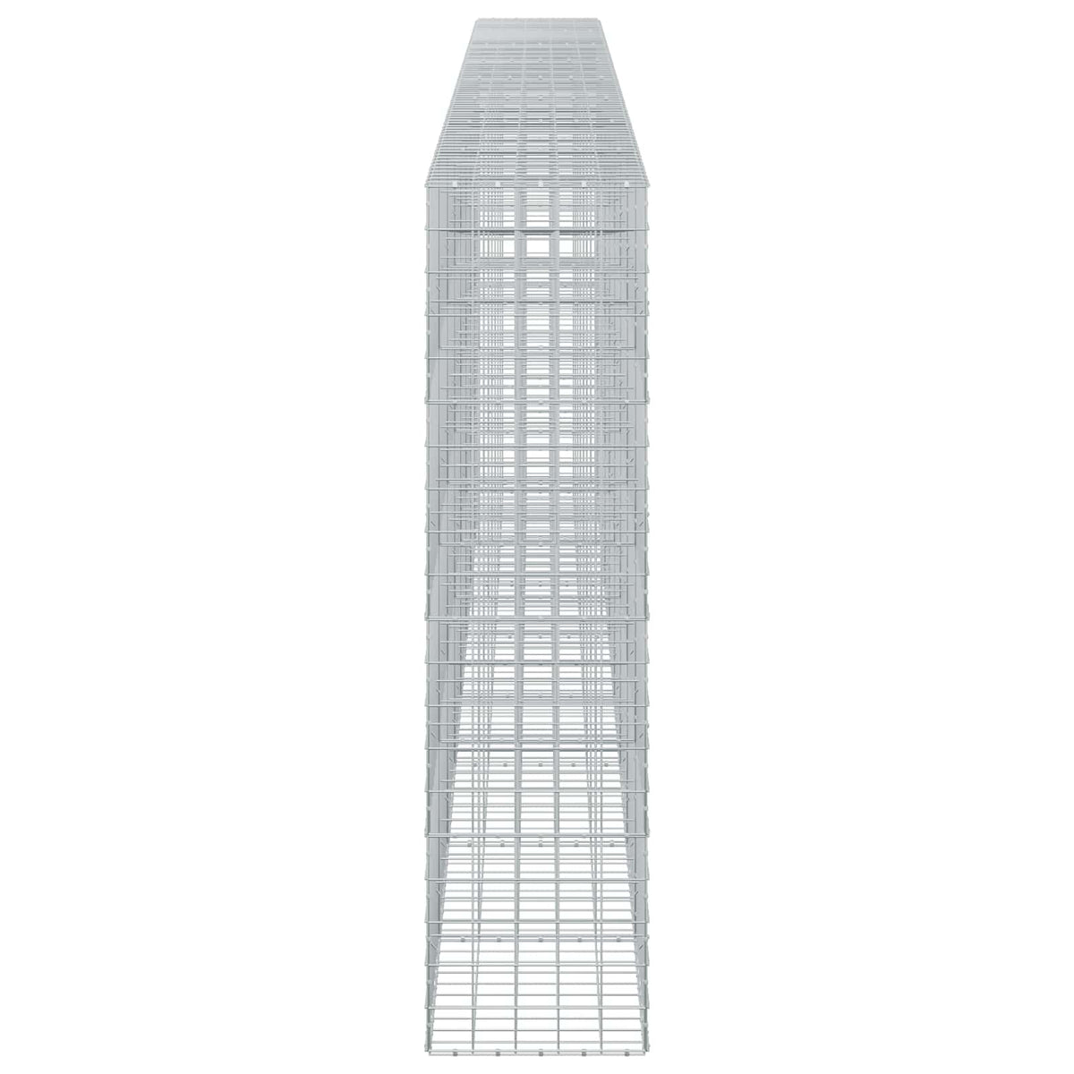 vidaXL Gabion z drutem 5 mm i siatką 10x10 cm 800x50x200 cm