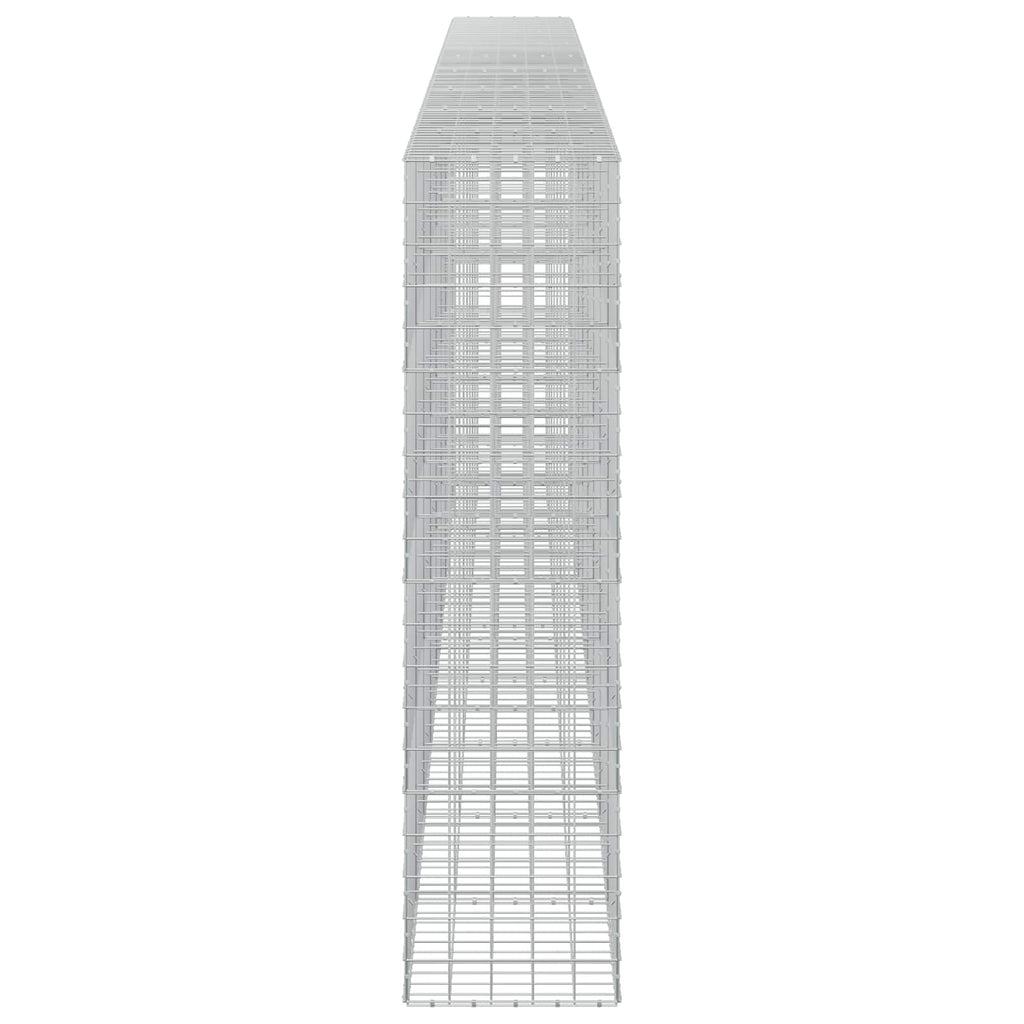 vidaXL Gabion z drutem 5 mm i siatką 10x10 cm 850x50x200 cm