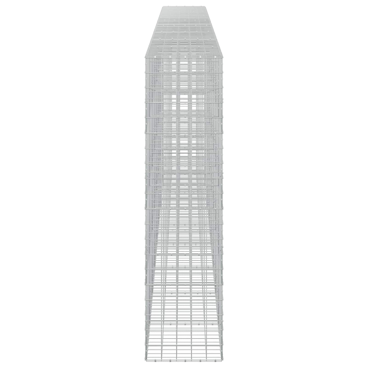 vidaXL Gabion z drutem 5 mm i siatką 10x10 cm 850x50x200 cm