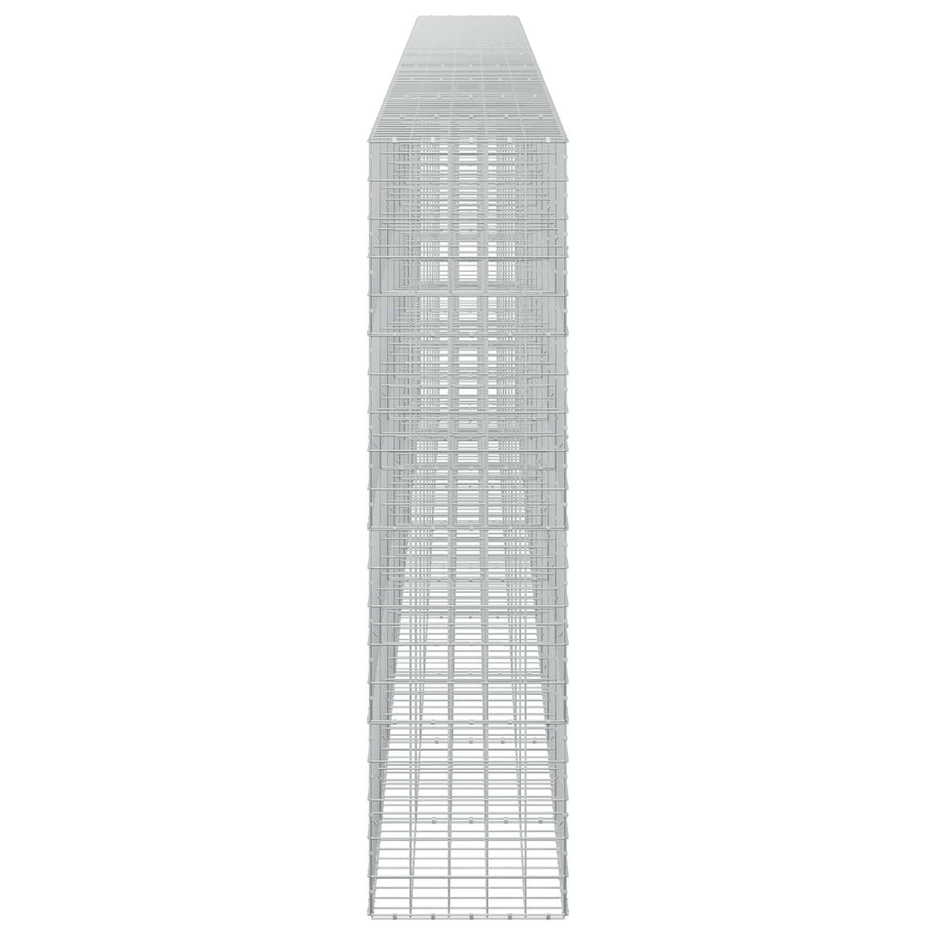 vidaXL Gabion z drutem 5 mm i siatką 10x10 cm 950x50x200 cm