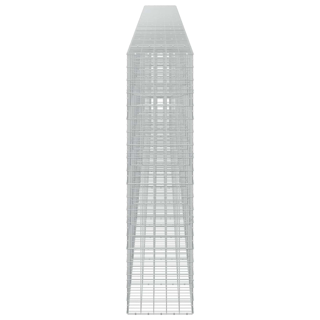 vidaXL Gabion z drutem 5 mm i siatką 10x10 cm 1200x50x200 cm