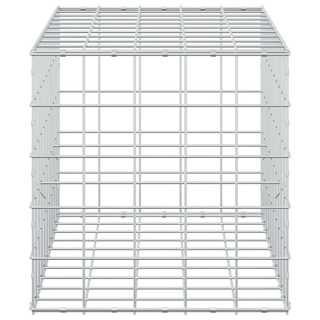 vidaXL Gabion z drutem 5 mm i siatką 10x10 cm 50x100x50 cm