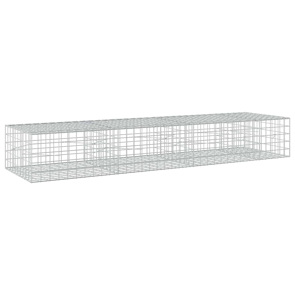 vidaXL Gabion z drutem 5 mm i siatką 10x10 cm 350x100x50 cm