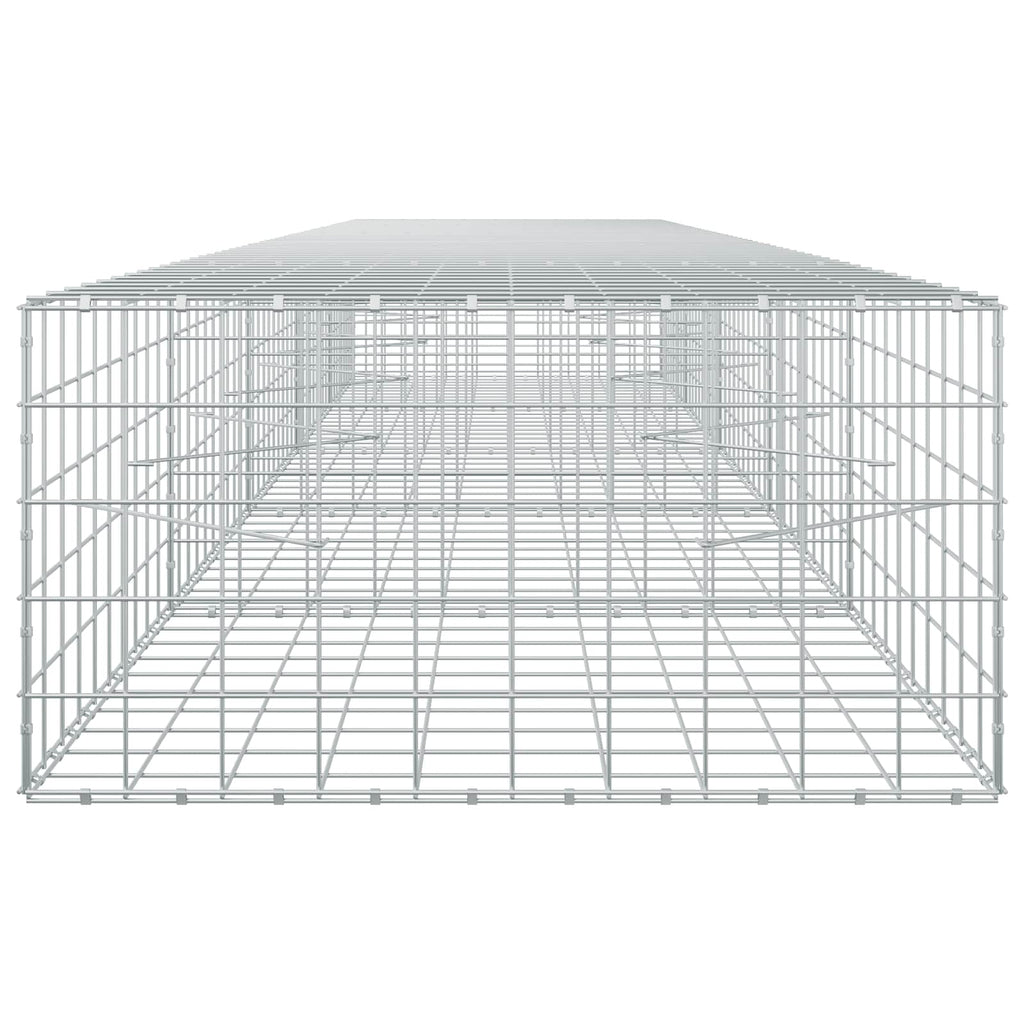 vidaXL Gabion z drutem 5 mm i siatką 10x10 cm 500x100x50 cm