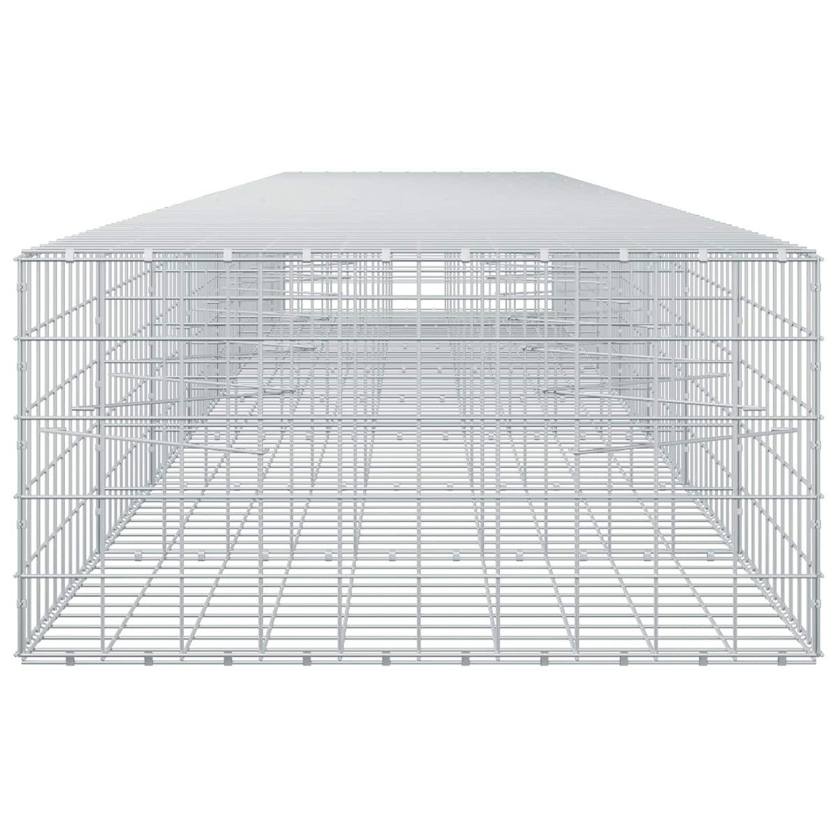 vidaXL Gabion z drutem 5 mm i siatką 10x10 cm 800x100x50 cm