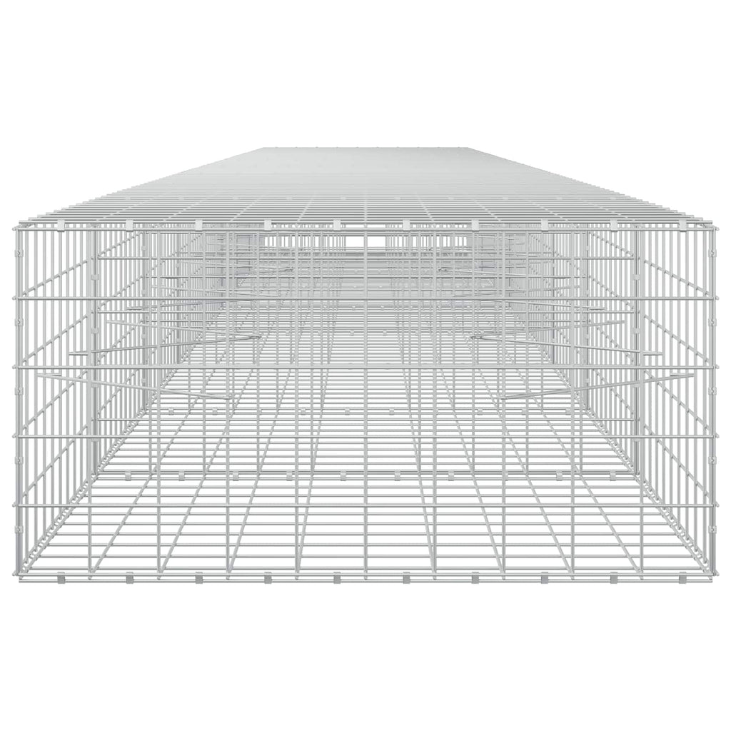 vidaXL Gabion z drutem 5 mm i siatką 10x10 cm 850x100x50 cm