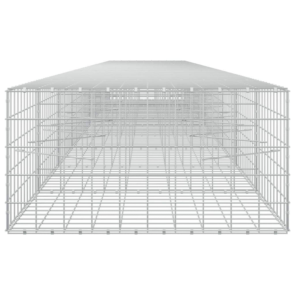 vidaXL Gabion z drutem 5 mm i siatką 10x10 cm 950x100x50 cm