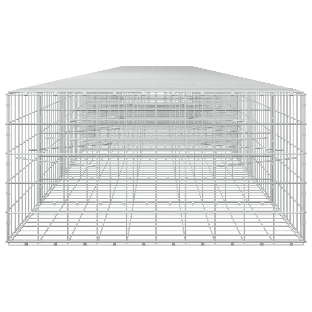 vidaXL Gabion z drutem 5 mm i siatką 10x10 cm 1150x100x50 cm