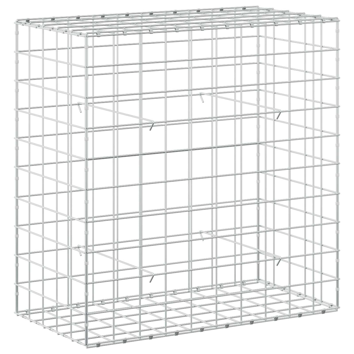 vidaXL Gabion z drutem 5 mm i siatką 10x10 cm 50x100x100 cm