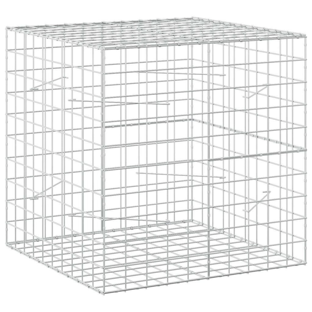 vidaXL Gabion z drutem 5 mm i siatką 10x10 cm 100x100x100 cm