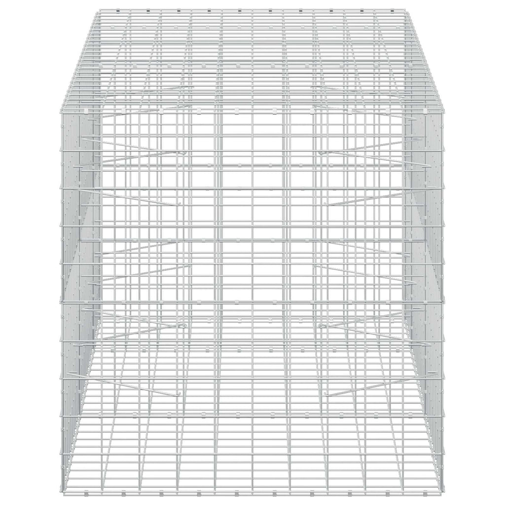 vidaXL Gabion z drutem 5 mm i siatką 10x10 cm 250x100x100 cm