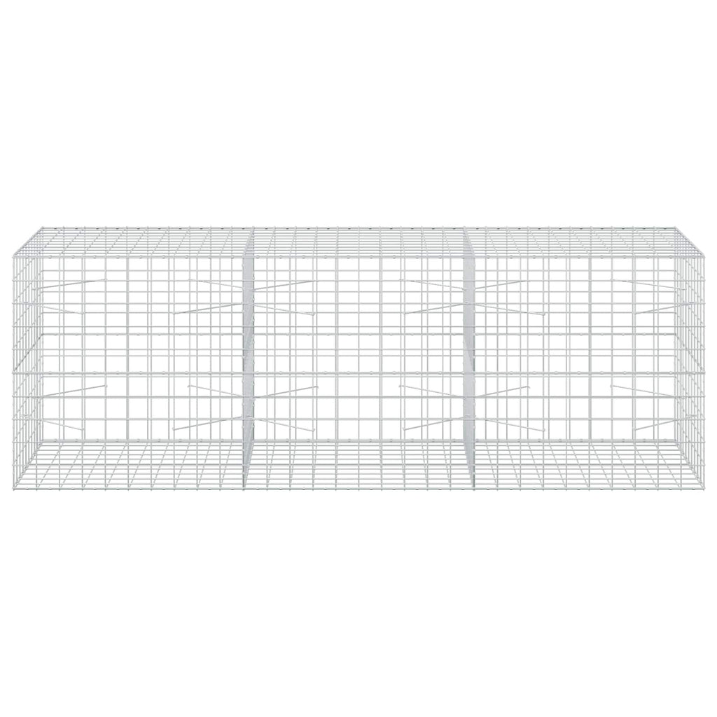 vidaXL Gabion z drutu 5 mm i siatką 10x10 cm 300x100x100 cm