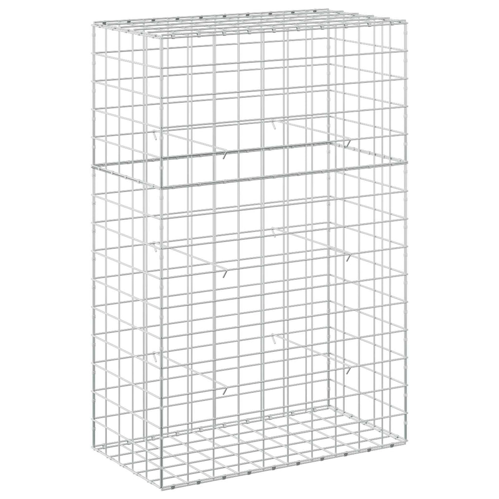 vidaXL Gabion z drutem 5 mm i siatką 10x10 cm 50x100x150 cm