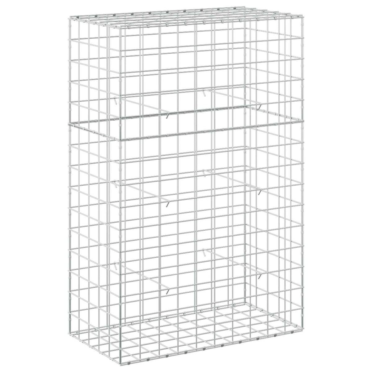 vidaXL Gabion z drutem 5 mm i siatką 10x10 cm 50x100x150 cm
