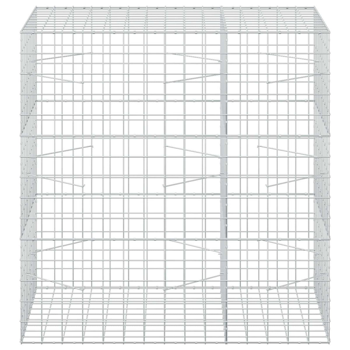 vidaXL Gabion z drutem 5 mm i siatką 10x10 cm 150x100x150 cm