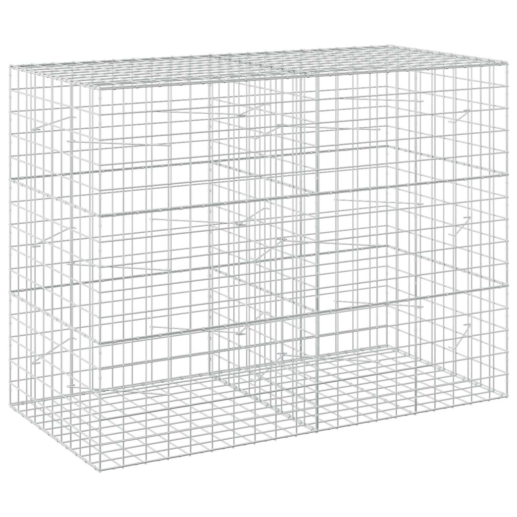 vidaXL Gabion z drutem 5 mm i siatką 10x10 cm 200x100x150 cm