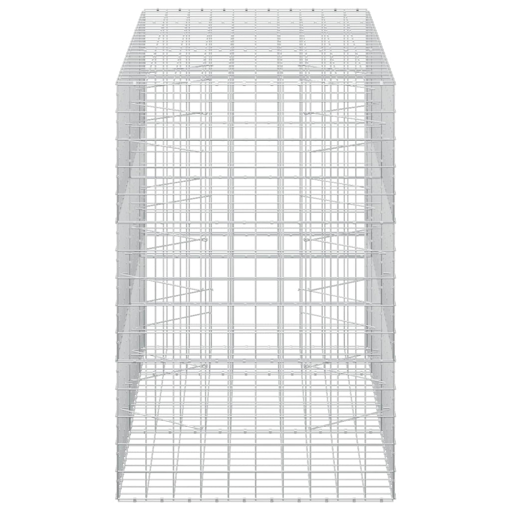vidaXL Gabion z drutem 5 mm i siatką 10x10 cm 250x100x150 cm