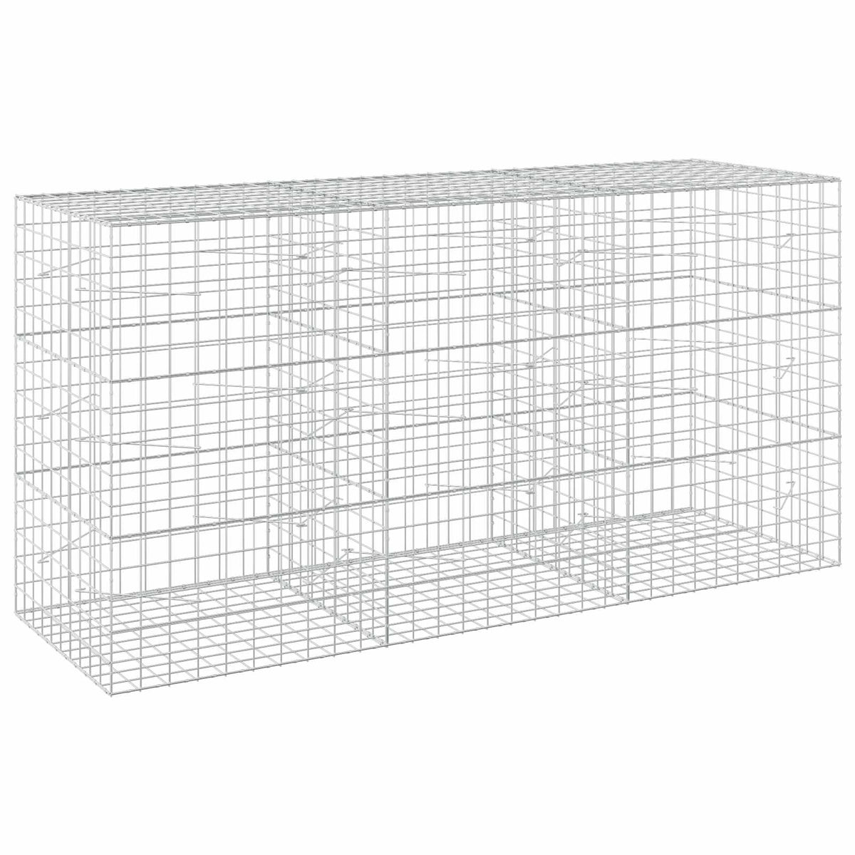vidaXL Gabion z drutem 5 mm i siatką 10x10 cm 300x100x150 cm