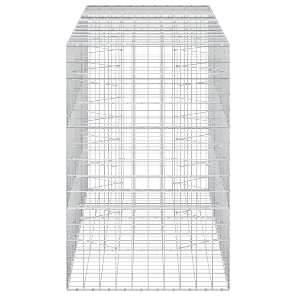 vidaXL Gabion z drutem 5 mm i siatką 10x10 cm 300x100x150 cm