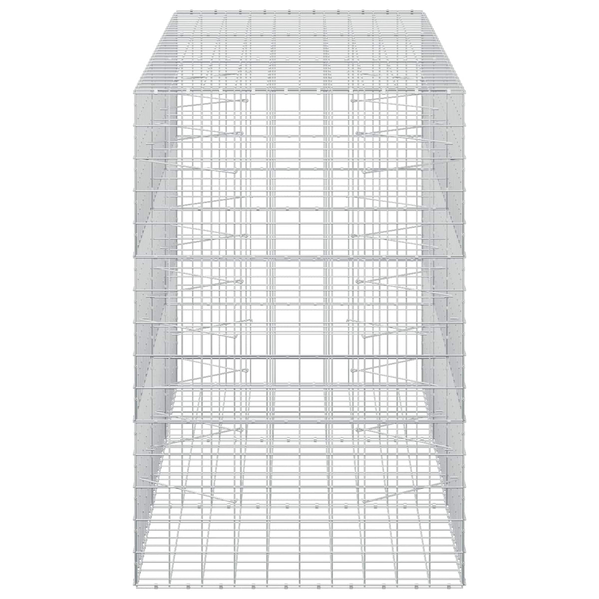 vidaXL Gabion z drutem 5 mm i siatką 10x10 cm 300x100x150 cm