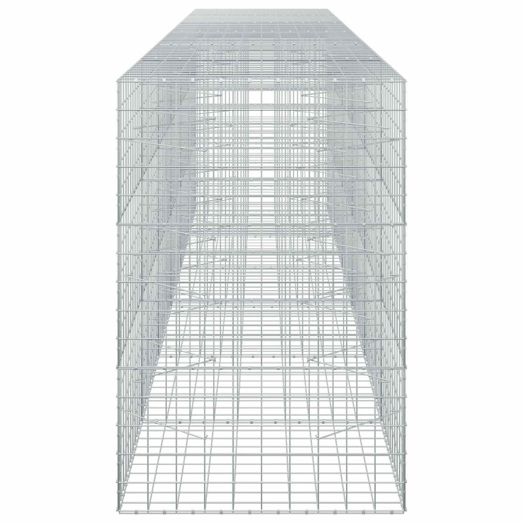 vidaXL Gabion z drutem 5 mm i siatką 10x10 cm 600x100x150 cm