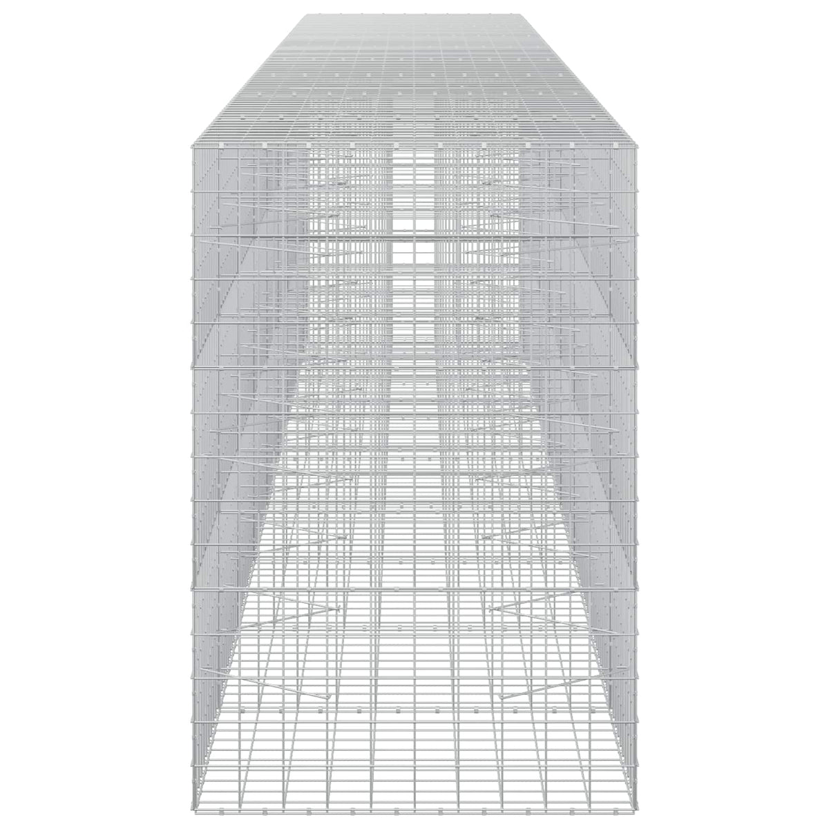 vidaXL Gabion z drutem 5 mm i siatką 10x10 cm 850x100x150 cm
