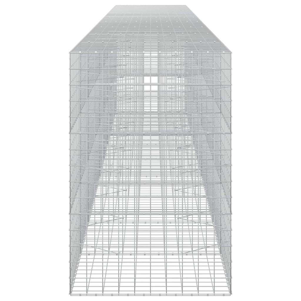 vidaXL Gabion z drutem 5 mm i siatką 10x10 cm 900x100x150 cm