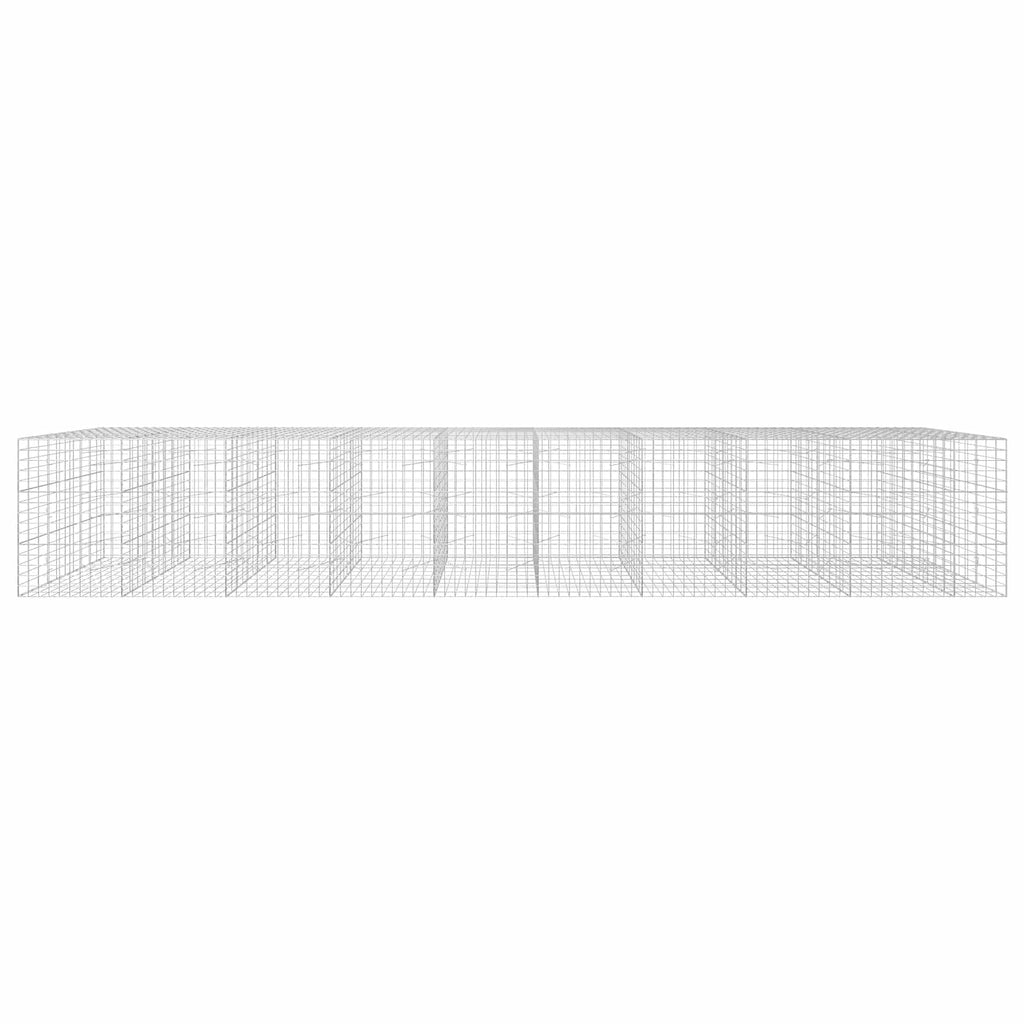 vidaXL Gabion z drutem 5 mm i siatką 10x10 cm 950x100x150 cm