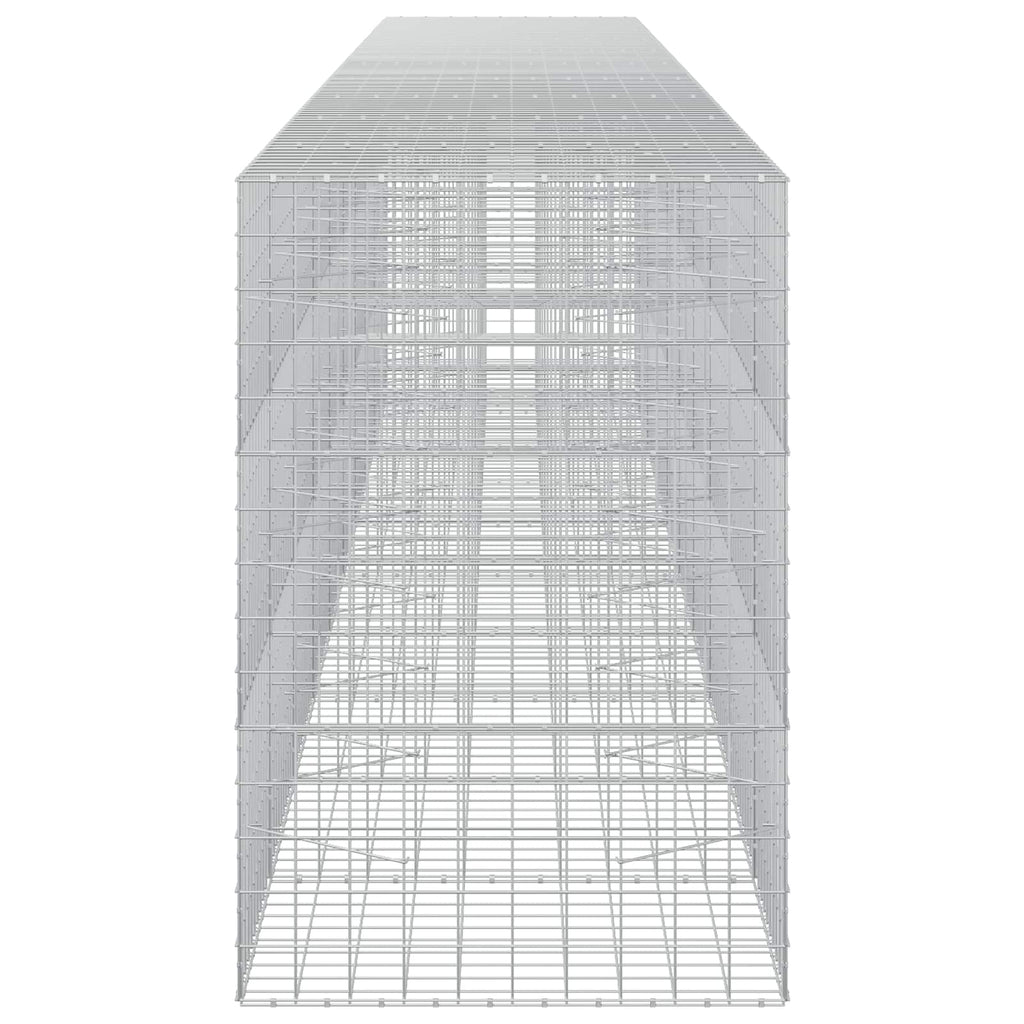 vidaXL Gabion z drutem 5 mm i siatką 10x10 cm 950x100x150 cm