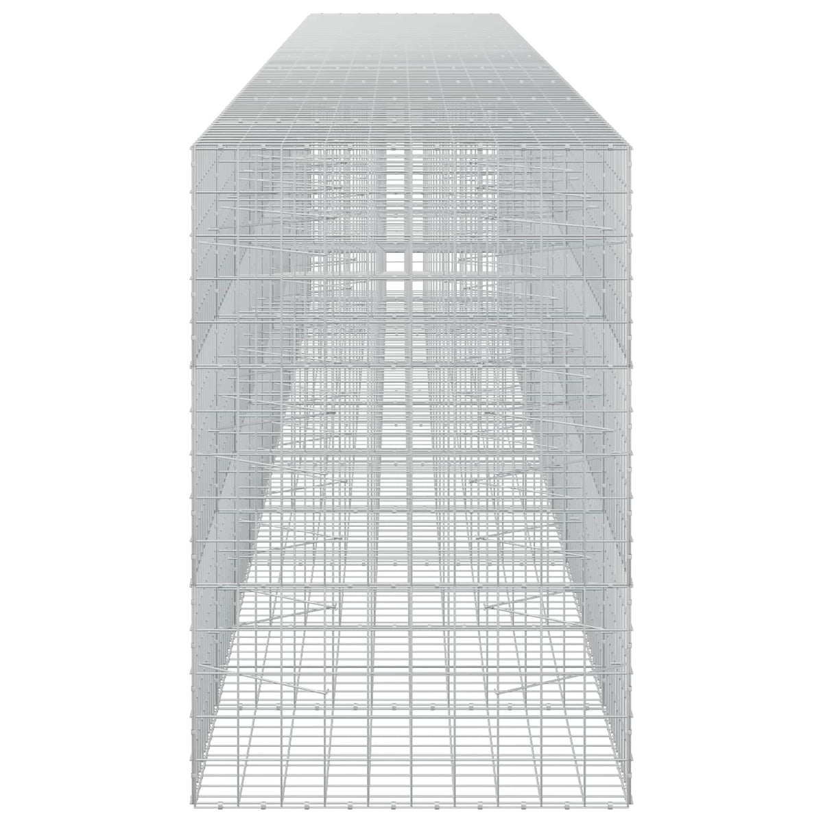 vidaXL Gabion z drutem 5 mm i siatką 10x10 cm 1050x100x150 cm