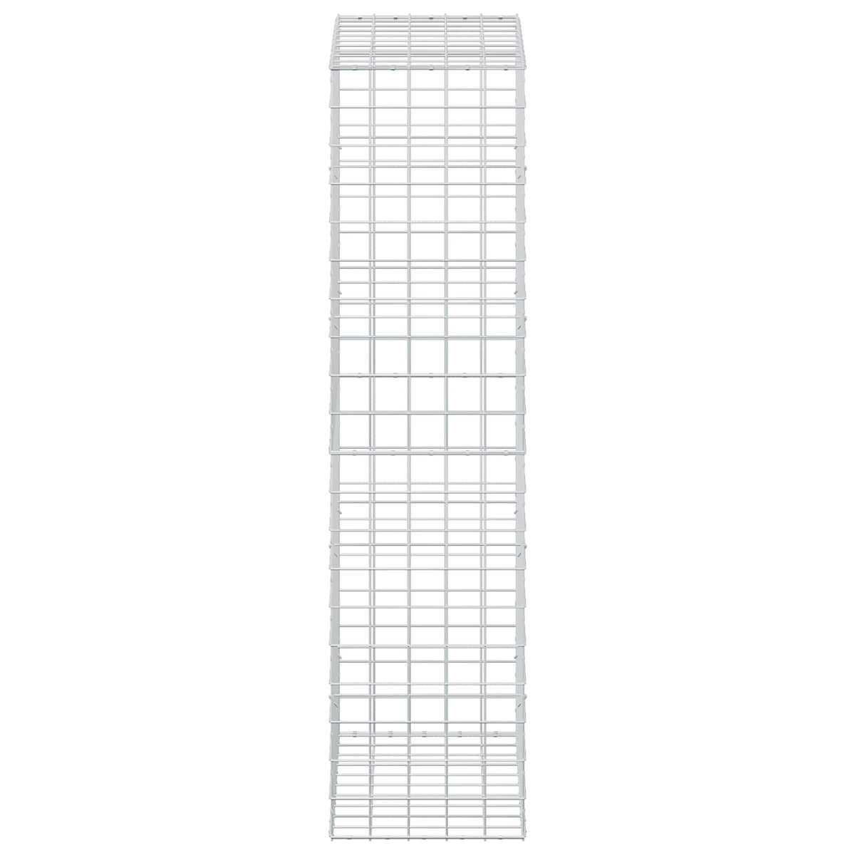 vidaXL Gabion z drutu 5 mm i siatką 10x10 cm 50x100x200 cm