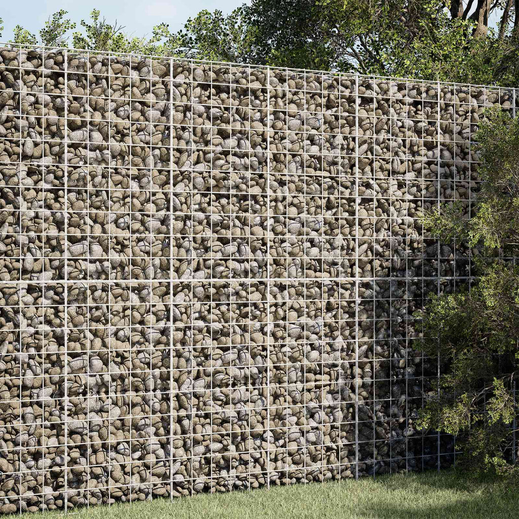 vidaXL Gabion z drutem 5 mm i siatką 10x10 cm 150x100x200 cm