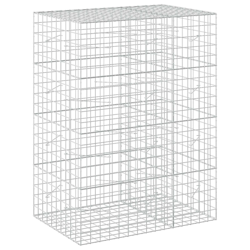 vidaXL Gabion z drutem 5 mm i siatką 10x10 cm 150x100x200 cm