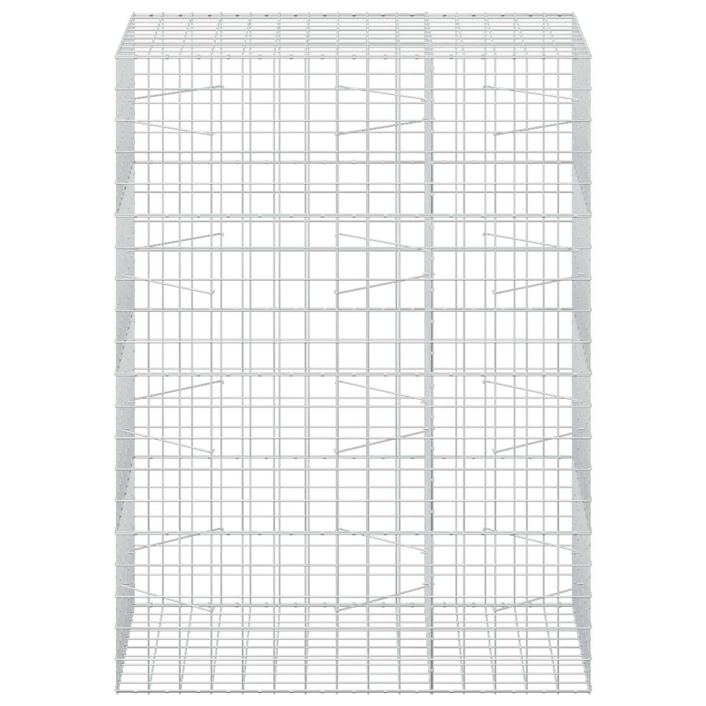 vidaXL Gabion z drutem 5 mm i siatką 10x10 cm 150x100x200 cm