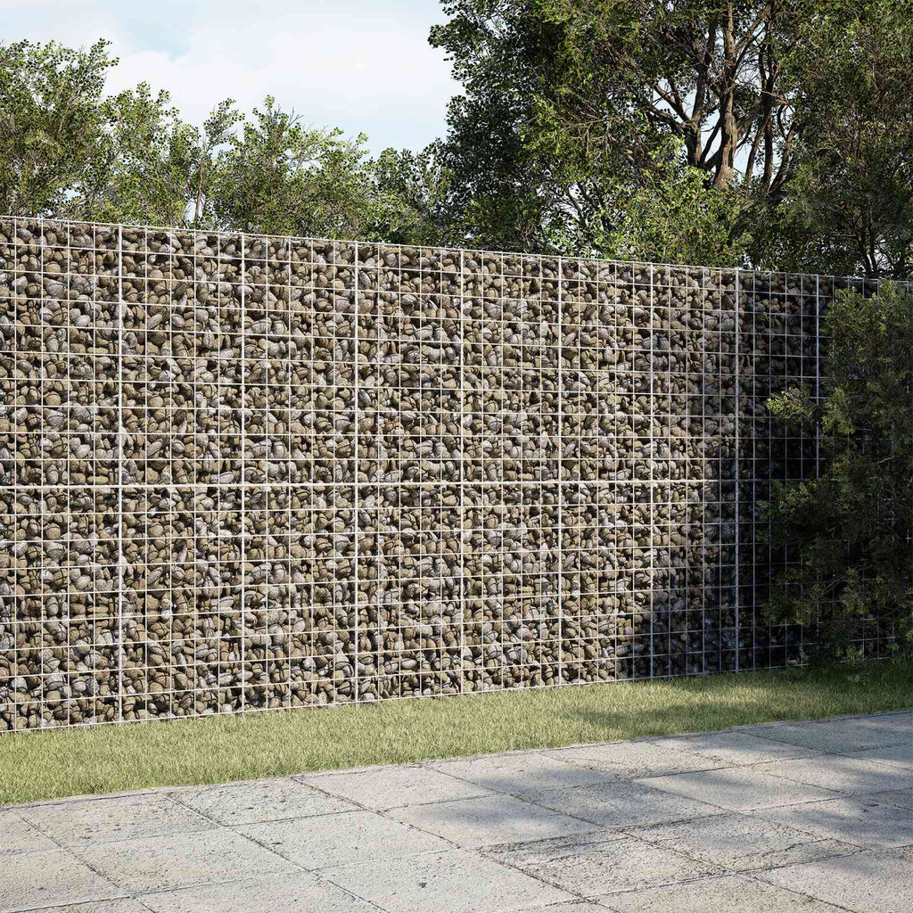vidaXL Gabion z drutem 5 mm i siatką 10x10 cm 300x100x200 cm
