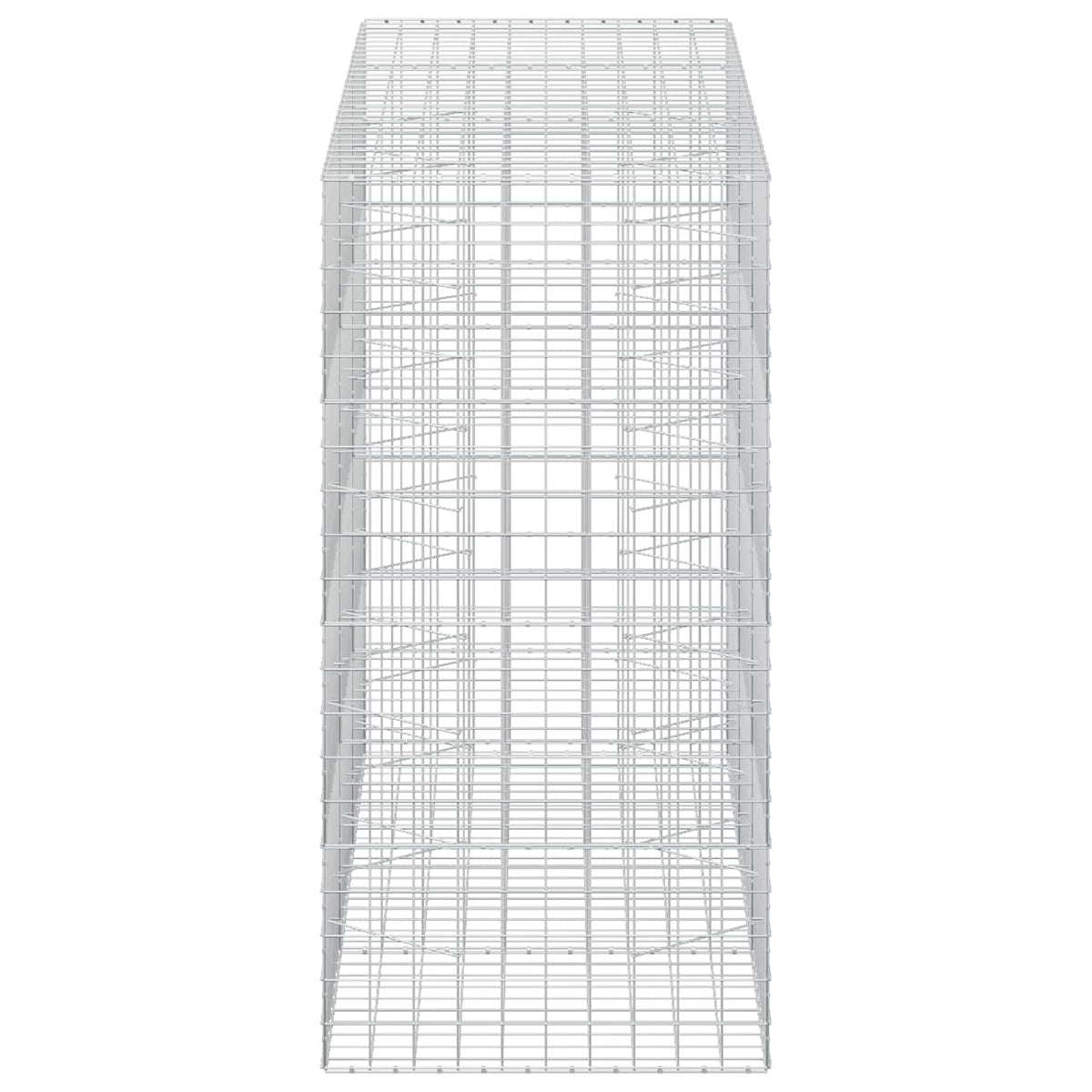 vidaXL Gabion z drutem 5 mm i siatką 10x10 cm 300x100x200 cm