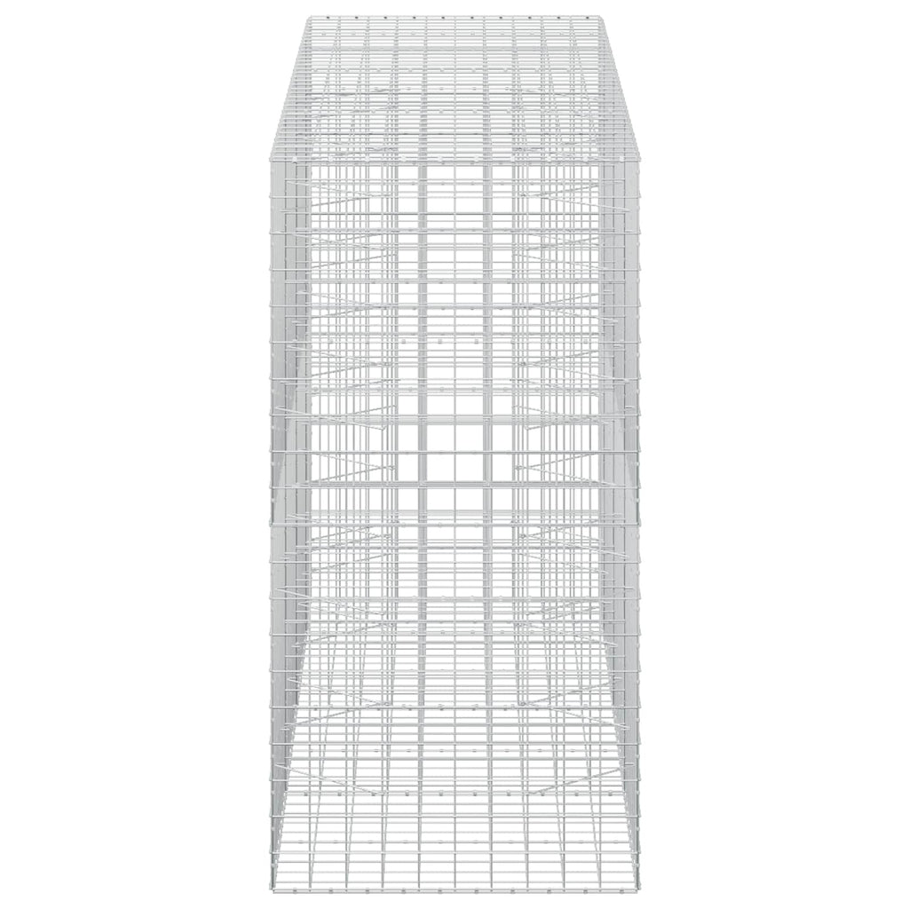 vidaXL Gabion z drutem 5 mm i siatką 10x10 cm 350x100x200 cm