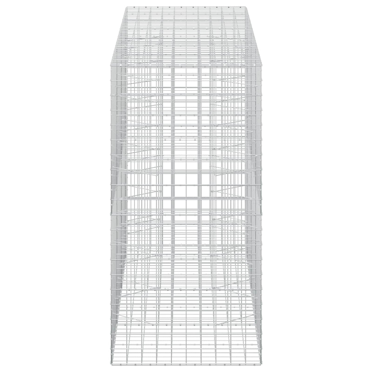 vidaXL Gabion z drutem 5 mm i siatką 10x10 cm 350x100x200 cm