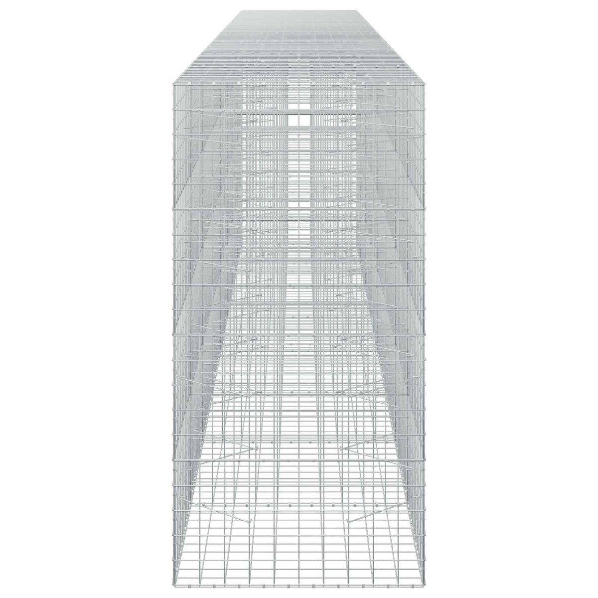 vidaXL Gabion z drutem 5 mm i siatką 10x10 cm 800x100x200 cm