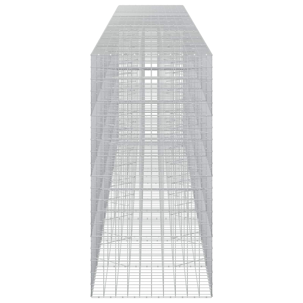 vidaXL Gabion z drutem 5 mm i siatką 10x10 cm 900x100x200 cm