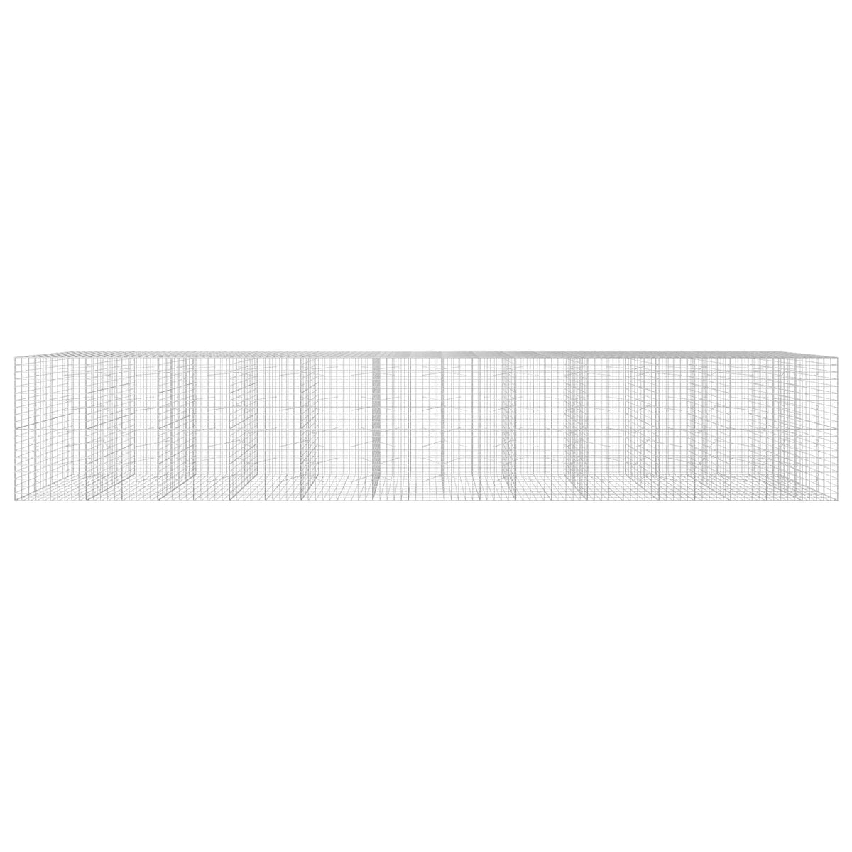 vidaXL Gabion z drutem 5 mm i siatką 10x10 cm 1150x100x200 cm
